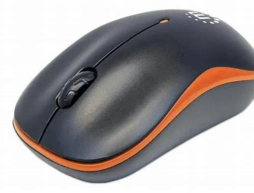 RATÓN ÓPTICO INALÁMBRICO SUCCESS - NEGRO CON NARANJA