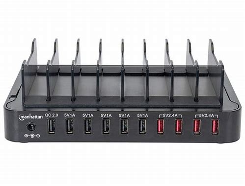 ESTACIÓN DE CARGA CON 10 PUERTOS USB