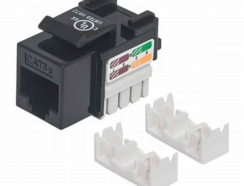 INTELLINET CONECTOR CAT5E KEYSTONE JACK- NEGRO