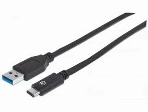 USB 3.2 GEN 2, MACHO TIPO A A MACHO TIPO C, 10 GBPS, 1 M (3 PIES), NEGRO
