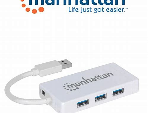 HUB DE 3 PUERTOS USB 3.0 CON ADAPTADOR GIGABIT ETHERNET