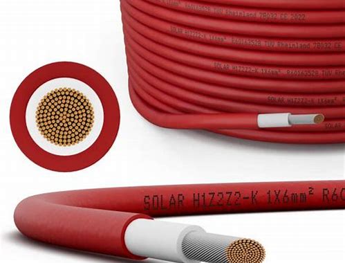ROLLO DE 200M CABLE SOLAR 1X6MM2 TUV EN50618 DC 1.5KV COLOR ROJO (+)