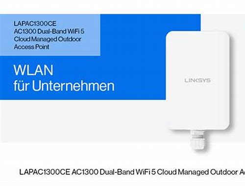 PUNTO DE ACCESO INALÁMBRICO WIFI 5 AC1300 PARA EXTERIORES CON GESTIÓN EN LA NUBE (CUMPLE CON LA TAA)