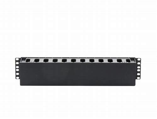 ORGANIZADOR DE 2U PARA RACK DE 19"