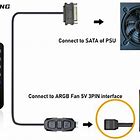 RF CONTROL REMOTO RGB BOX ( 1 A 8 CONECTOR SATA COOLER)