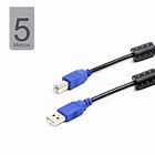 CABLE PARA IMPRESORA USB LARGO 5 MTS